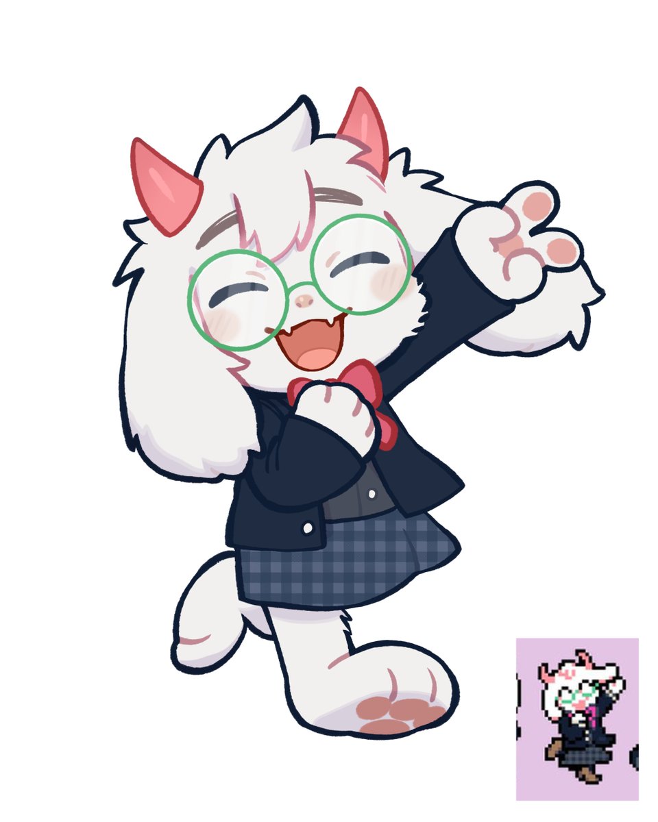 yeti_neve's tweet photo. heya!😉✨
#deltarune #ralsei https://t.co/mKDBHsKTo7
