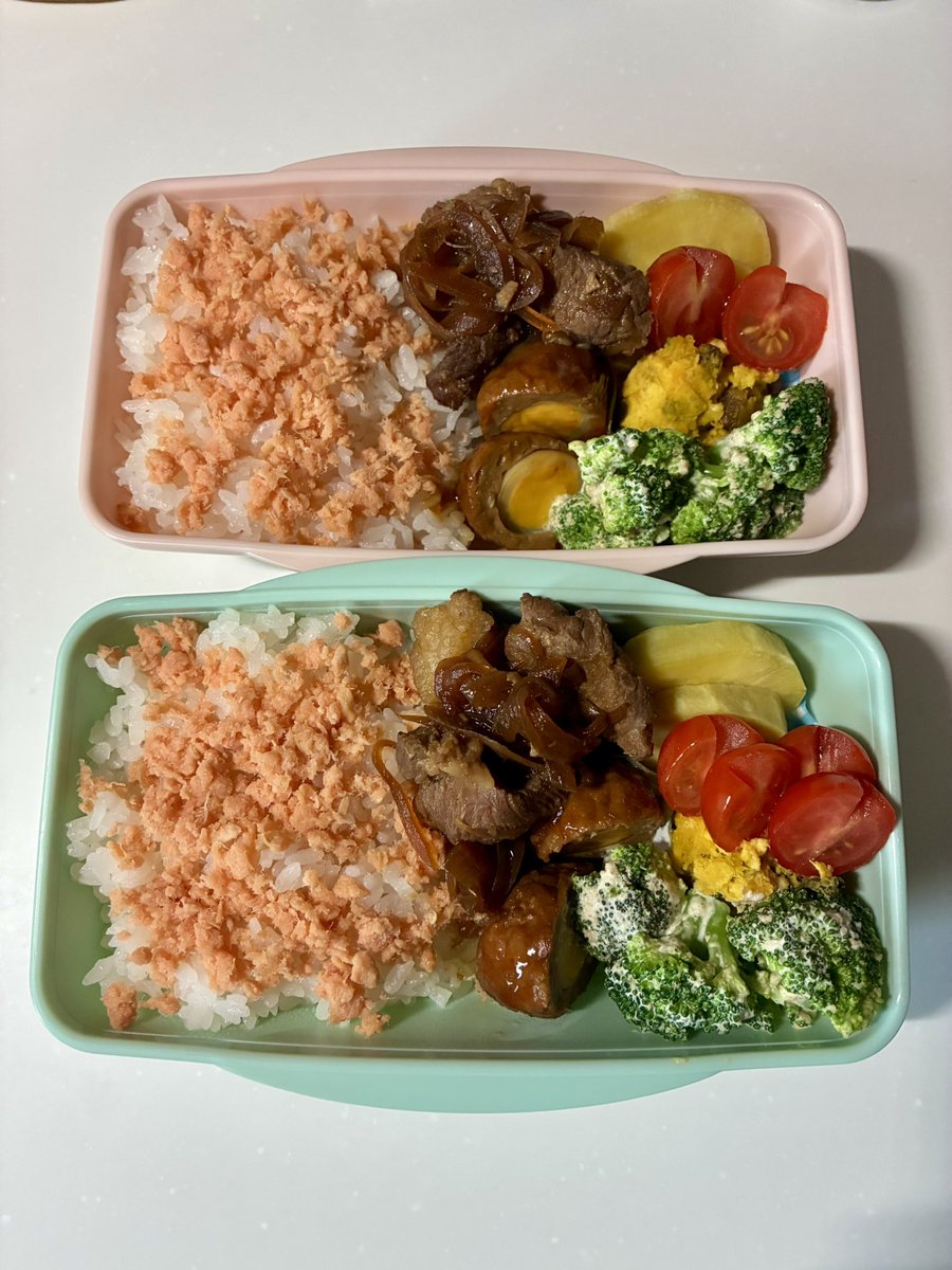 tokitoki_i's tweet photo. 本日のお弁当🥢
今日まで酷暑？！明日からは少し落ち着くの？！本当か？！信じて生き延びようぞっ！！www
皆さま今日もご安全にっっ🙏 https://t.co/FFOZbuVbHc