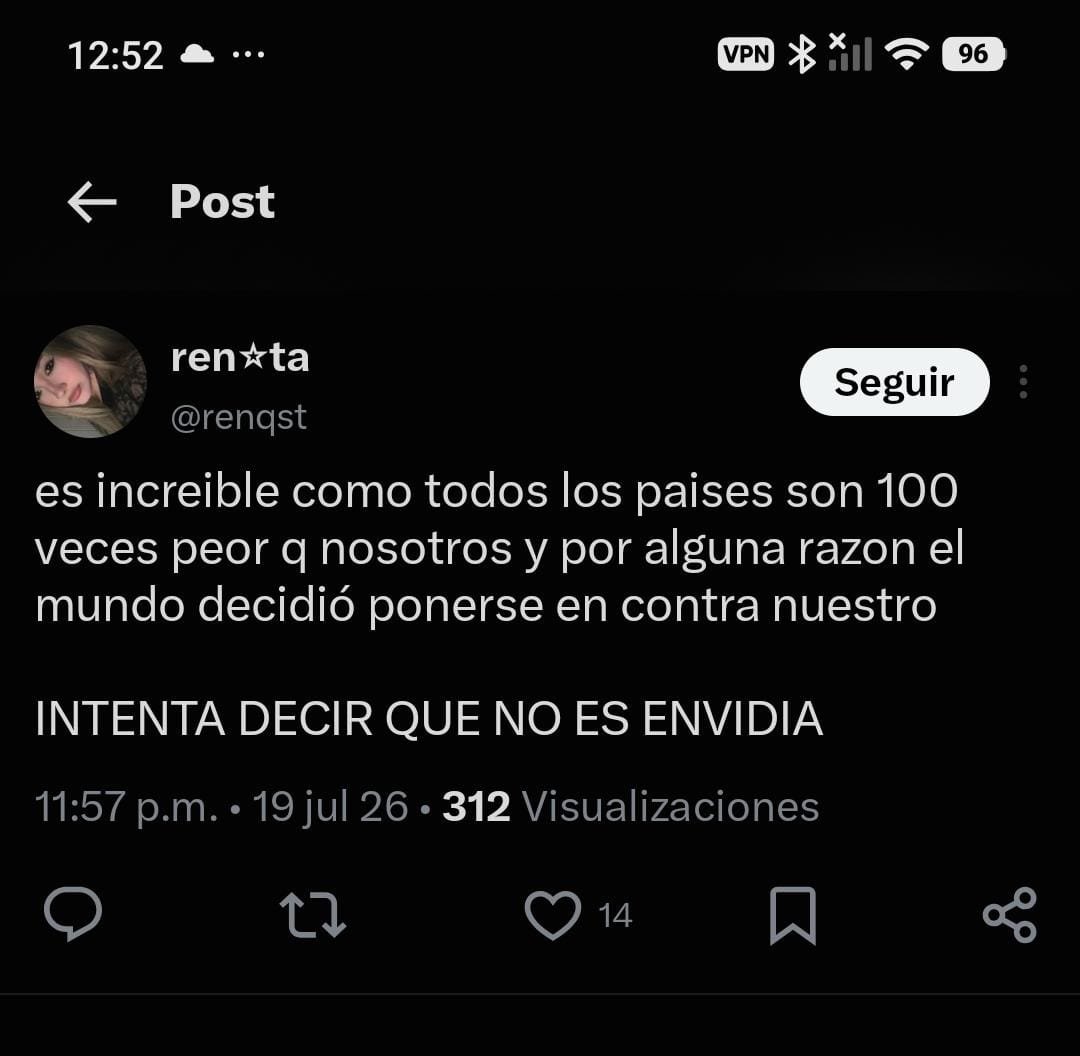 comen_i22786's tweet photo. @bbriar7 @RedAsMarx Mi pregunta es cuál odio injustificado? https://t.co/ZBOdykvWG8