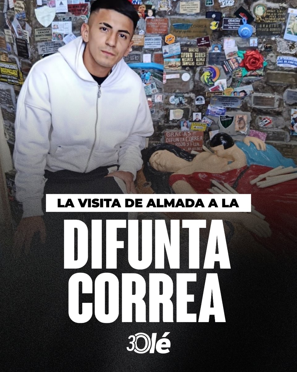 DiarioOle's tweet photo. THIAGO ALMADA FUE A AGRADECERLE A LA DIFUNTA CORREA 🇦🇷🙏

➡️ El atacante de la Selección Argentina pasó por el santuario ubicado en San Juan y recibió un mensaje de Chiqui Tapia en redes

💬 "Nunca pierdas esos valores y humildad que tanto te caracterizan, Thiago querido. Muy bien visitando y agradeciendo a la Difunta Correa"