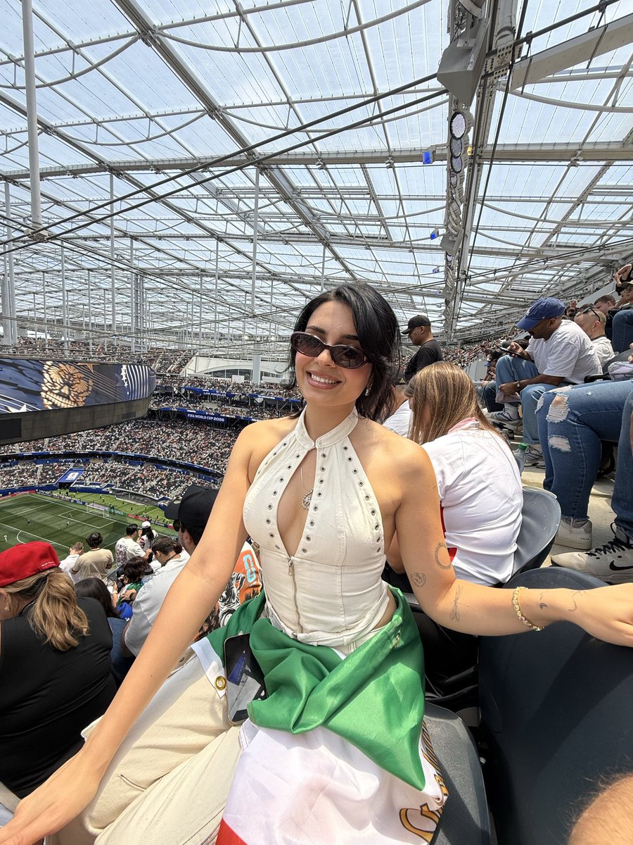 hiitsmemooneh's tweet photo. Now that the 2026 World Cup has come to an end, I want to share something that means everything to me as a woman born and raised in Iran under the Islamic Republic regime.

We were always banned from entering football stadiums. If we tried, we risked being beaten, arrested, or even killed.

The most pivotal moment for me was walking into SoFi Stadium in Los Angeles and watching a football match from the stands for the first time. Here in the USA, women can go freely, sit wherever they want, hold their drink and hot dog, laugh, and truly enjoy the game, something I could never do in my home country.

So many people in America don’t appreciate their freedom because they have no idea what it’s like to live under the Islamic regime in Iran or as a woman in Iran or Afghanistan.

To anyone living in freedom: You don’t truly value these rights until they’re taken away. And once they’re gone, it’s too late.