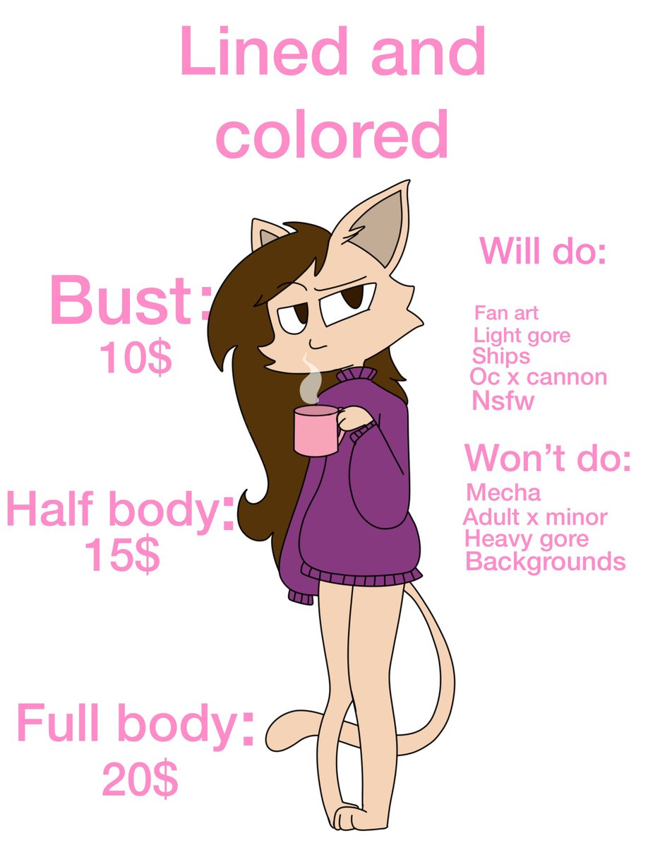 Levitatinglaval's tweet photo. Commissions are open!! (This is my first time doing this so please be patient with me) #art #commissions https://t.co/0YFIzGaOlV