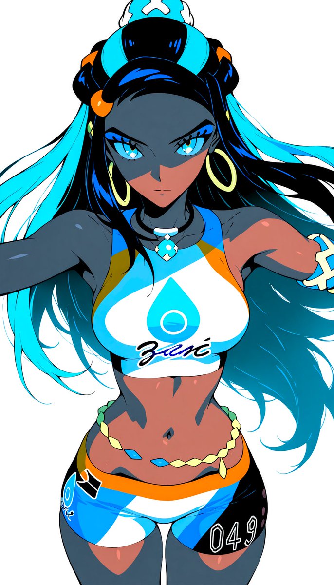 furabura's tweet photo. #Nessa #Pokemon [SFW]

[Challenge: QT with your favorite gym leader]
@NyxiaVirelle I'm looking forward to your illustration!!
@shironecoAI Feel free to join if you'd like, I'd love to see your proposal! https://t.co/V65M5jLenW