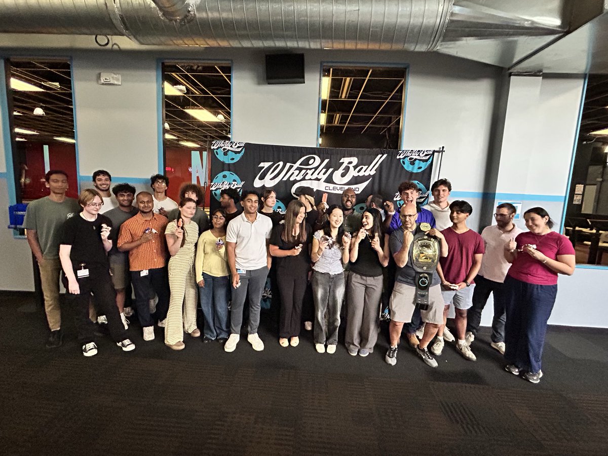 JustinLathia's tweet photo. Great summer student and team member event at @whirlyballohio - cannot believe your time with us over the summer is nearing its end - thanks for spending your summer with us and contributing to many projects in the lab https://t.co/mspLf8Np9p