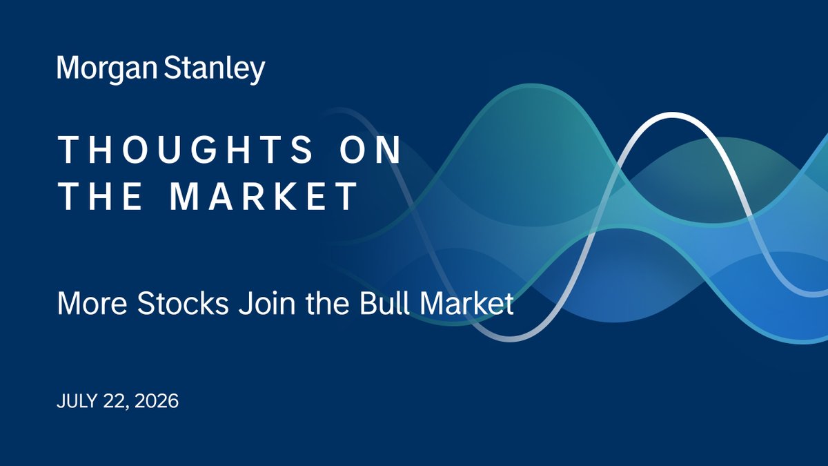 MorganStanley's tweet photo. Our CIO and Chief U.S. Equity Strategist Mike Wilson explains why market leadership is rotating beyond semiconductors and where investors may find opportunities despite near-term volatility. Tune into the latest Thoughts on the Market. https://t.co/3nG3FFwUxu https://t.co/JZ7vWpu0EK