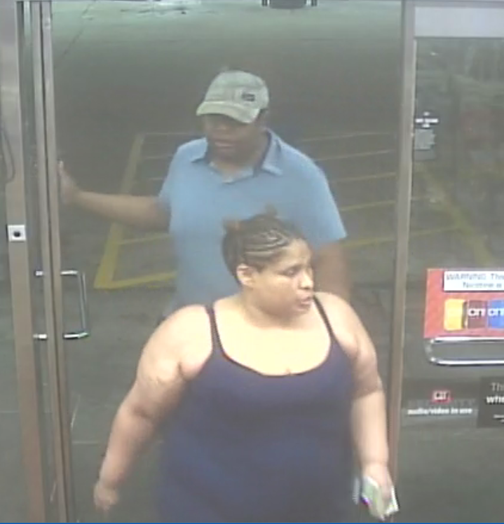 TulsaPolice's tweet photo. NOT YOUR CREDIT CARDS

We would like to question this couple for allegedly using credit cards that were stolen along with a wallet at the Gathering Place.

On 7/19/2026 they were caught on camera using multiple cards which did not belong to them.

If you can help connect us to these two, please call Tulsa Crime Stoppers at 918-596-COPS and refer to case number 2026-033650