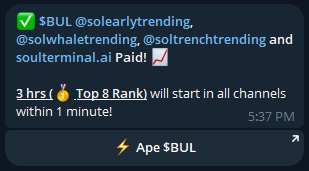 bul_pf's tweet photo. SOL Trending paid! https://t.co/xGKqY9ewe2
