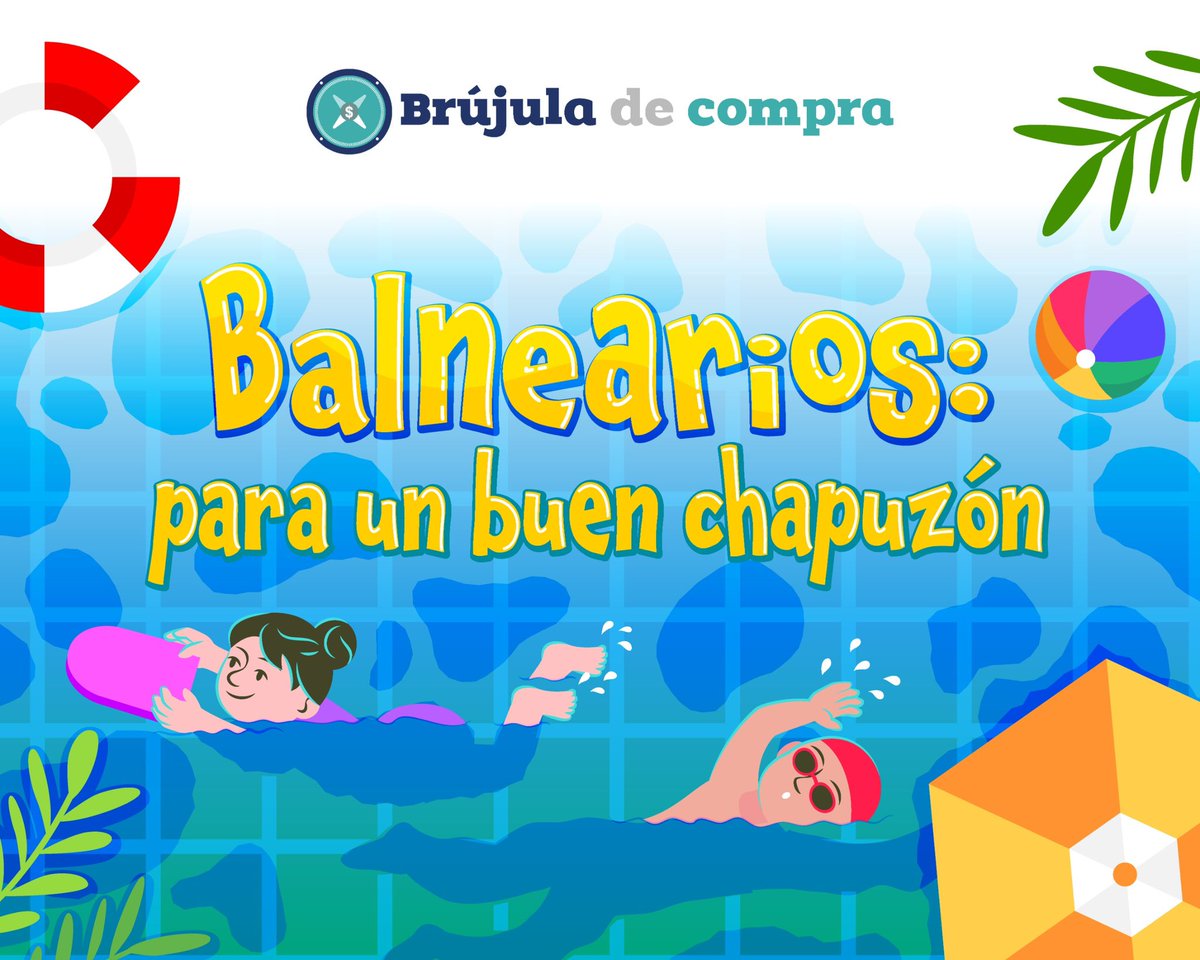 ivan_escalante's tweet photo. Comparar horarios, ubicación, precios de entrada, atracciones, instalaciones y tipo de servicios les ayudará a decidir el balneario o parque acuático más adecuado a sus necesidades durante esta temporada vacacional de verano. 🏖️

Revisen la #BrújulaDeCompra que publicamos en la @RdelConsumidor de julio para orientar su decisión.

🥽 https://t.co/rWv6yjoZfa
