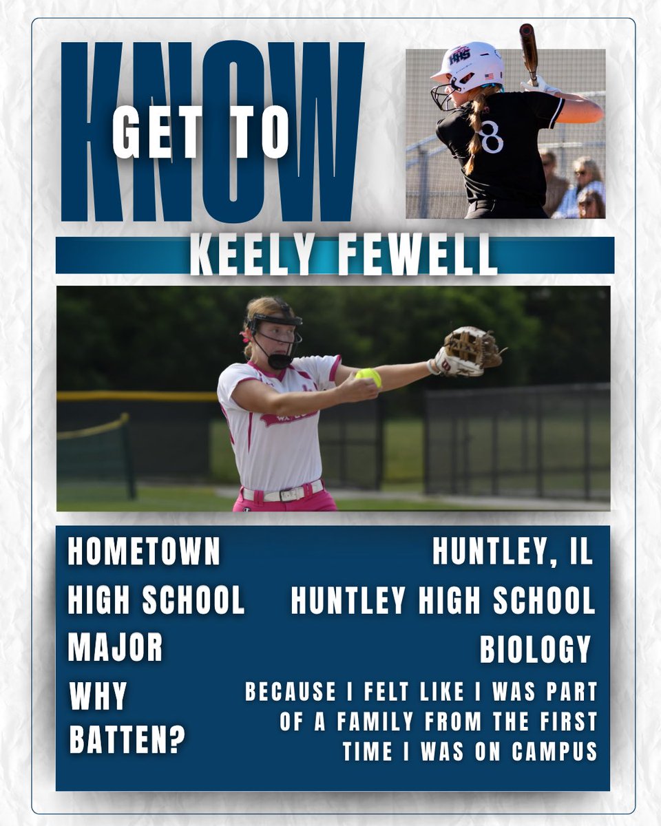 Marlin_Softball's tweet photo. Next up, we’re heading all the way to Illinois! 🌊 Please help us welcome pitcher Keely Fewell! https://t.co/QJFFZchwhB