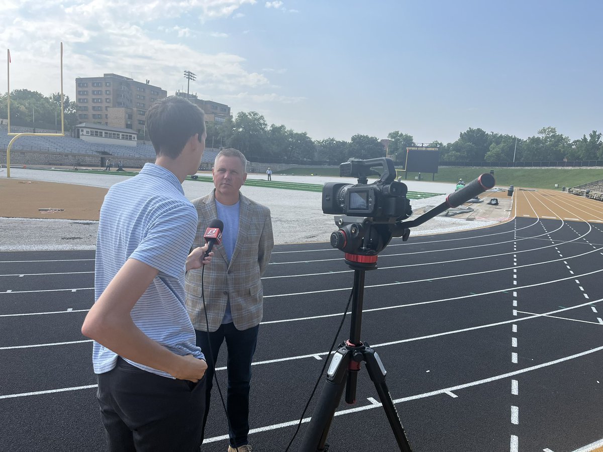 ESUSports's tweet photo. Facility update July 22.
Blackcreek Diesel Field at Welch Stadium.
#StingersUp https://t.co/4c2ZbdrX9E