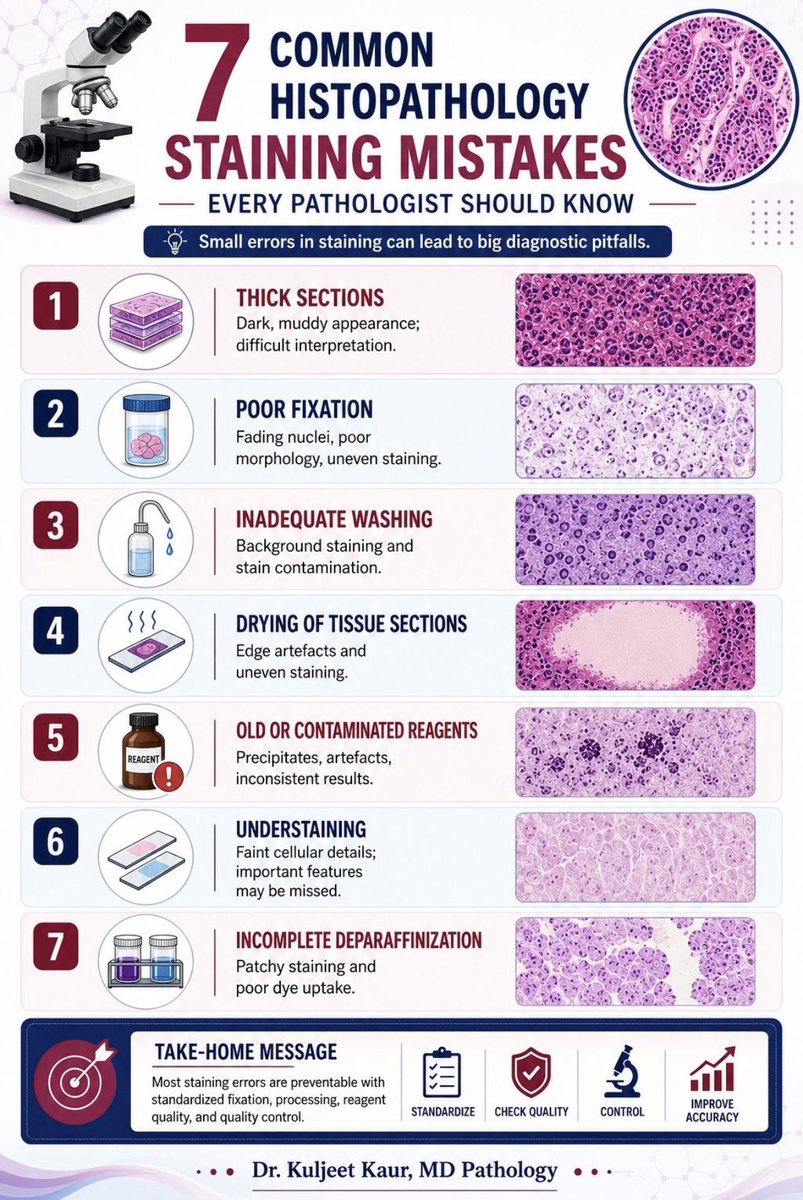 thejourneymate's tweet photo. 7 Common Histopathology Staining Mistakes 🔬 https://t.co/sHOtZILVWx