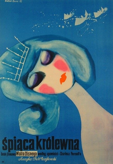 marysia_cc's tweet photo. Sleeping Beauty 
Polish poster by Hanna Bodnar, 1962 https://t.co/RwUoVRb5bm