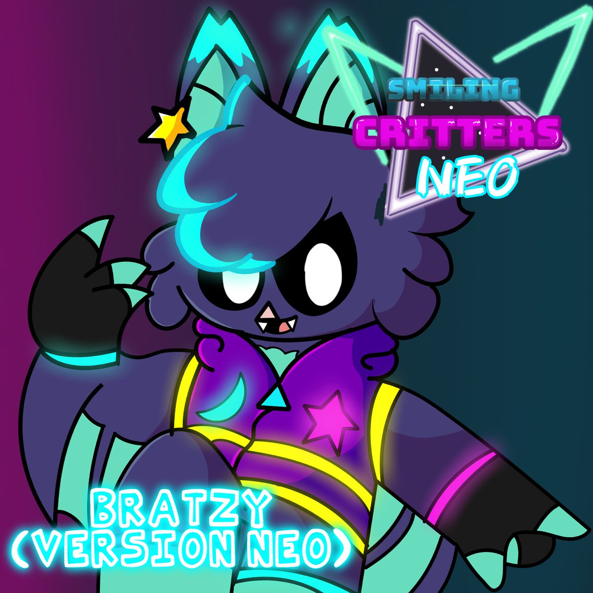 max_5690XD's tweet photo. Version Neo de Bratzy el murciélago de la Noche XD
"Con esto sería el tercer remaster que hago de la versión NeoXD"
#smilingcrittersOC #smilingcrittersAU #fnfneo https://t.co/l5c3sSxiiY