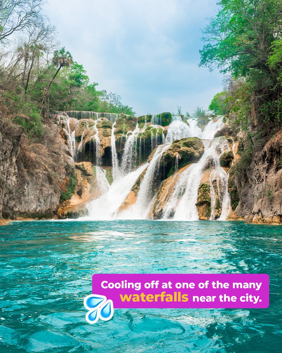 SATairport's tweet photo. Dreaming of your next summer adventure? Make it San Luis Potosí, Mexico! 🇲🇽 Before you take off, be sure to add these local hot spots to your itinerary. 👏

Book your nonstop trip from SAT to San Luis Potosí at https://t.co/TvaG1U6Eqh ✈️ https://t.co/o1Zfj7U5JX