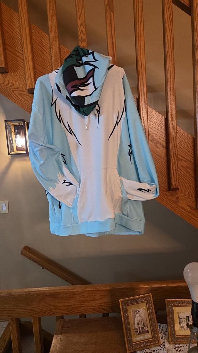 SolarHuskyy's tweet photo. Hi everyone! 

I’m looking to take two custom fursona hoodies for $150 USD each. TAT is 3-6 months as this is a custom item! 

Please DM me if interested. A finished example and a recent hoodie mockup is below! https://t.co/WFpf5lqUyX