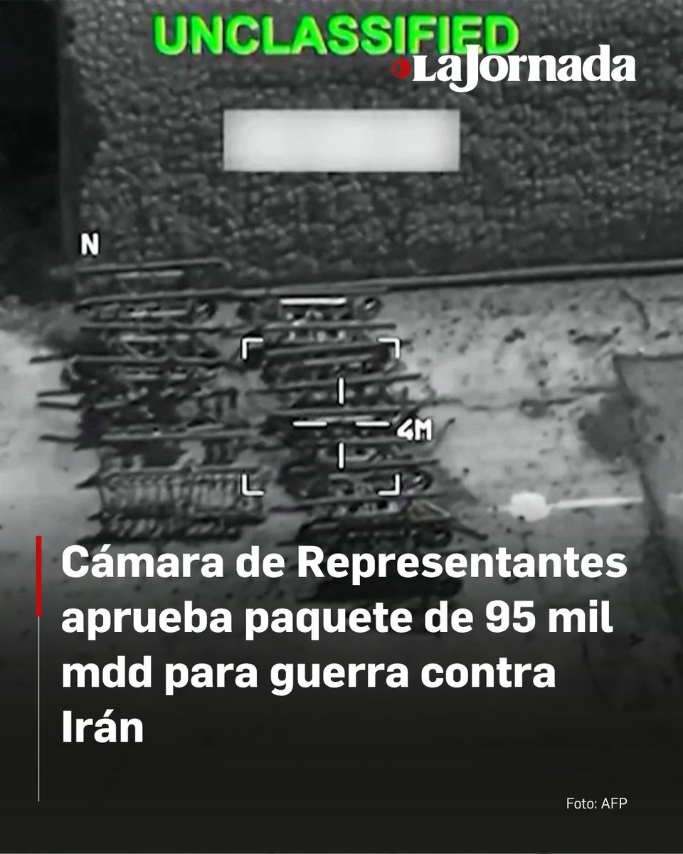 lajornadaonline's tweet photo. La Cámara de Representantes aprobó el miércoles una propuesta presupuestaria de 95 mil millones de dólares, presentada exclusivamente por los republicanos, un esfuerzo con pocas probabilidades de éxito para financiar la guerra contra Irán y otras prioridades de la Casa Blanca, a pesar de las objeciones de los demócratas y algunos republicanos disidentes, en un último esfuerzo antes de las elecciones de mitad de período.

Más información en: https://t.co/2Sur1y11fW