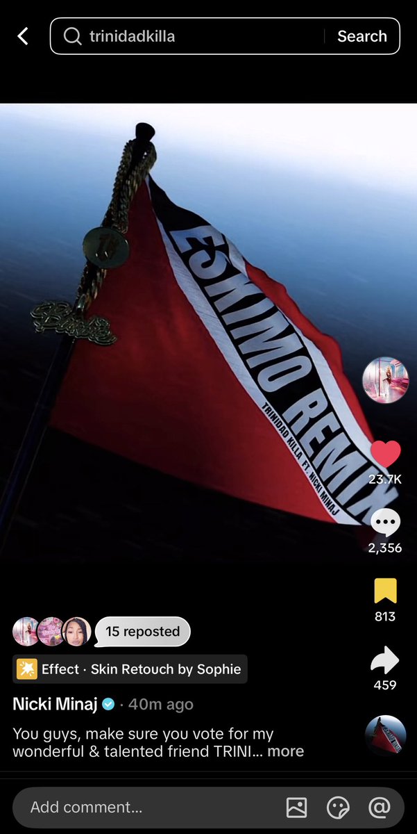 AlwaysShanell's tweet photo. 🚨 Barbz, lock in and cast those votes right NOW! 🗳️🔥 Seeing my whole timeline and all my fave moots reposting Queen @NICKIMINAJ latest TikTok with the track, we need to bring this trophy HOME! 🇹🇹👑

Don't just watch, go vote now! ⤵️ 

https://t.co/2vCGNXzSA2 https://t.co/O1rzLGOfBT