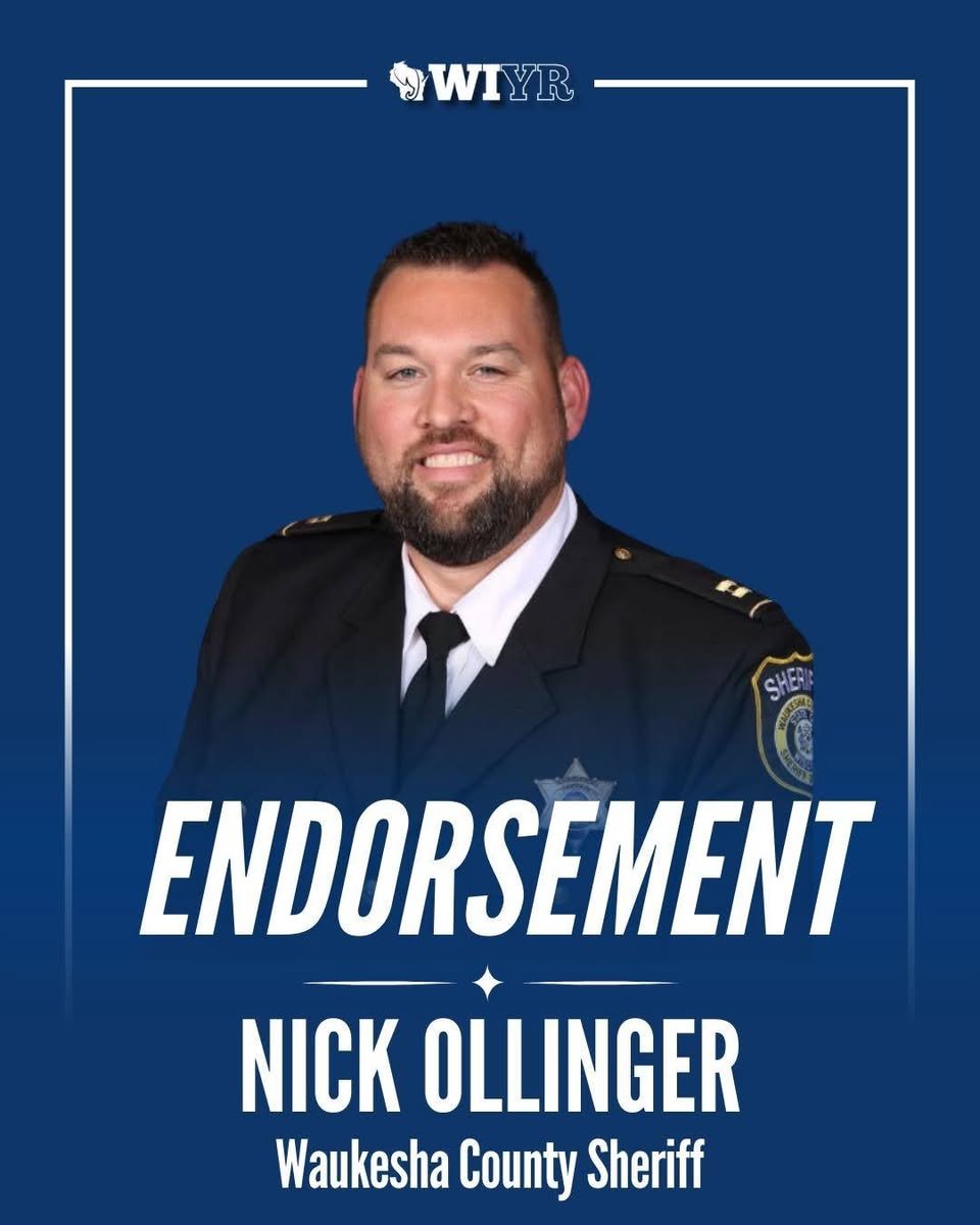 jnorcr's tweet photo. The #Waukesha County Sheriff race is pitting one  MAGA faction against another. 
On one side #TPAction, the candidate advocacy arm of #ChristianNationalist group #TPUSA.
On the other are the hapless Wisconsin Young Republicans (WIYRs).
More #infighting in MAGAworld in #Wisconsin. https://t.co/BxfzcjSGzo