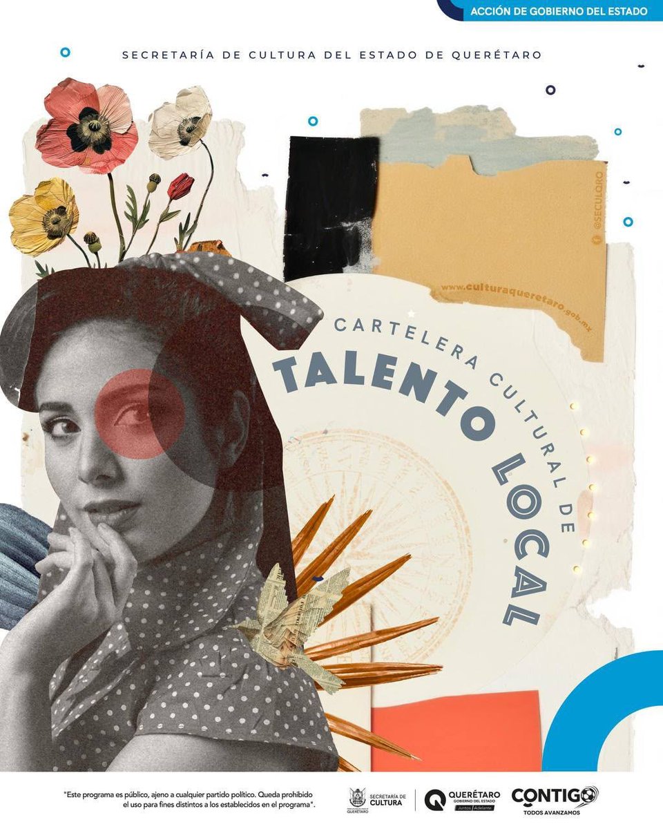 gobqro's tweet photo. Conoce la cartelera de #TalentoLocal y disfruta de presentaciones que muestran la creatividad, el trabajo y la diversidad artística de Querétaro.
👉🏼 Talento Local: https://t.co/yF8oG6U1Vb
📲 Registra tu evento: https://t.co/MJPbTZqlwn
🎭 Te esperamos para vivir la cultura y apoyar a nuestras y nuestros artistas.
#AquíContigo