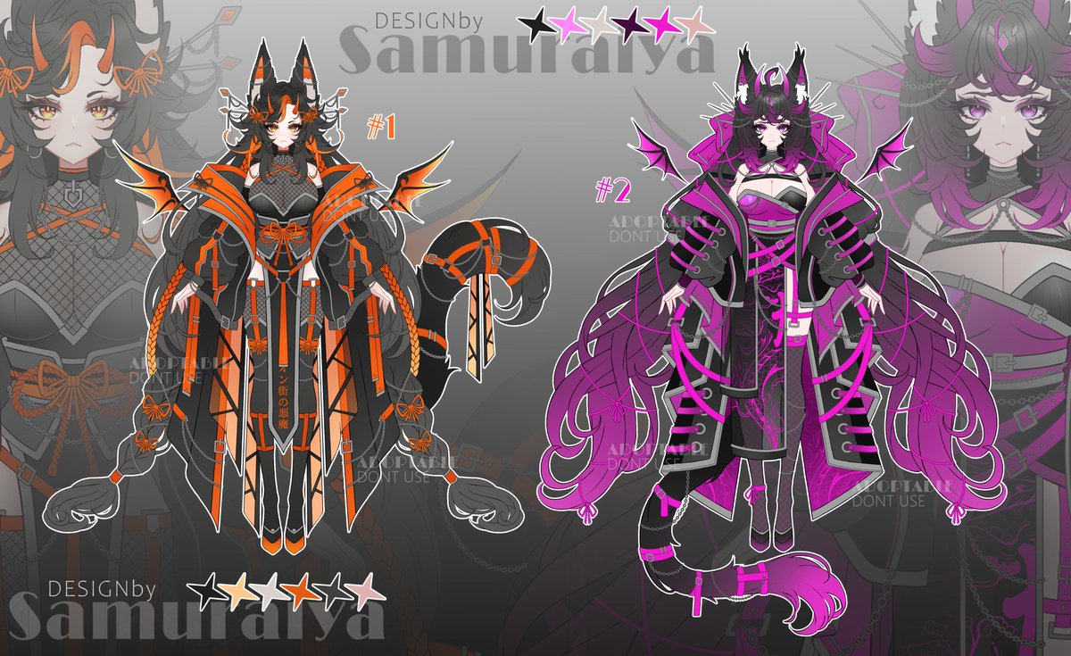 SAMURAIIYA's tweet photo. 🩷Set price adoptables

✦ Price - $50 (for each)

Payment via Lava۰top,Ko-fi,PP
Commercial rights included

 ✦ • ✦ • ✦ • ✦ 
🩷Likes + RTs are very appreciated 
Details below
#Vtuber #VtuberArtist #vtubermodel #comissionsopen #adoptable #adoptable #adoptables #Commission https://t.co/izoe0oi4VT