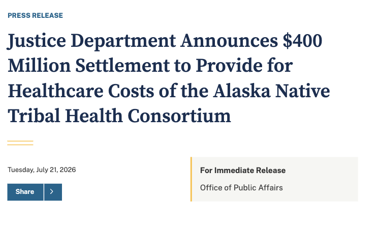 kyledcheney's tweet photo. NEW: 'Seward's Seduction?' 'The Polar Bear Payout?'

Alaska is suddenly getting a lot of love from DOJ at the exact moment Acting AG Todd Blanche is fighting for Sen. Lisa Murkowski's vote.

w/ @ChrisMarquette_ @joshgerstein 
https://t.co/MPPvtCHF66 https://t.co/ZyTWHqTrJU