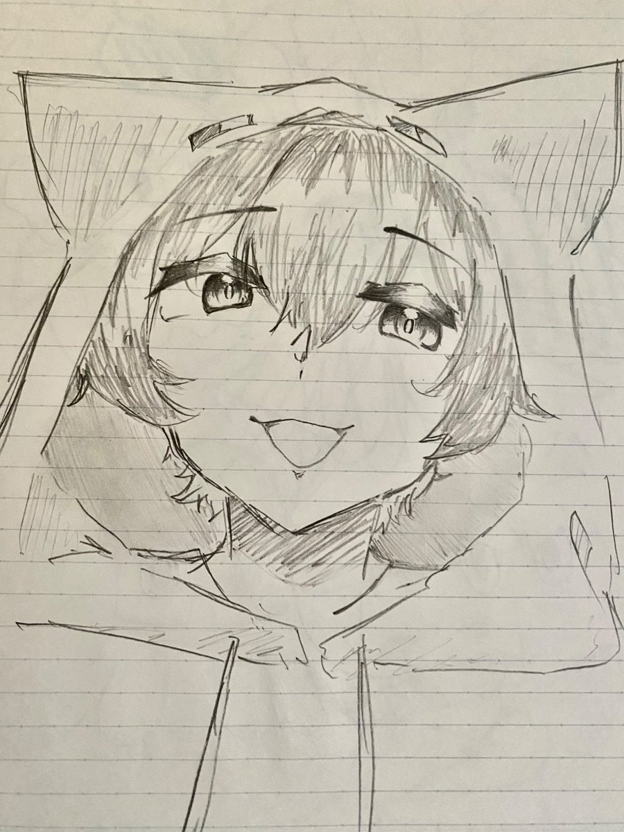 ko_rrin's tweet photo. ちゃんと考えて描くより、脳死で描くと上手くいくのはなぜ？
#イラストㅤㅤㅤ #日常組　#アナログイラスト https://t.co/2Zy89AeyJI