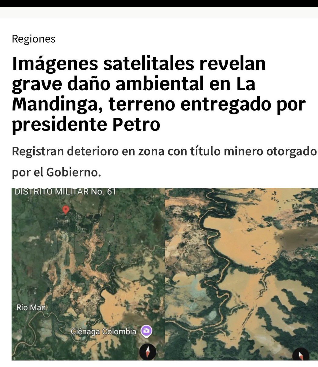 Rubioliber's tweet photo. Abelardo de la Espriella está acabando con el medio ambiente. https://t.co/s6ZxmAHqrM