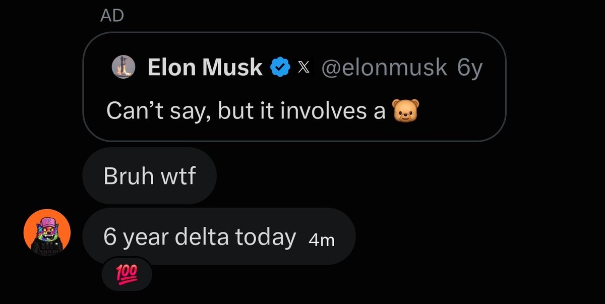 Illyriannft's tweet photo. Waittt... @fuzzy_xrp  get suspended 
On a 6 year delta of this Elon post... https://t.co/Qzn9Xwynze