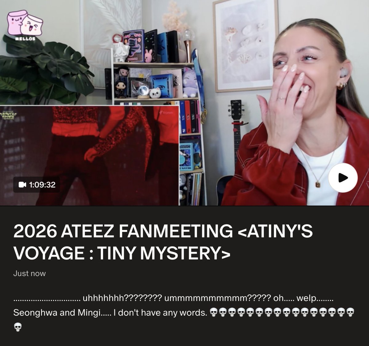 melaniereactsyt's tweet photo. 2026 ATEEZ FANMEETING <ATINY'S VOYAGE : TINY MYSTERY> part one - reaction up on patreon now!!

https://t.co/0W3yugZ0zh https://t.co/BOeUUGiDry