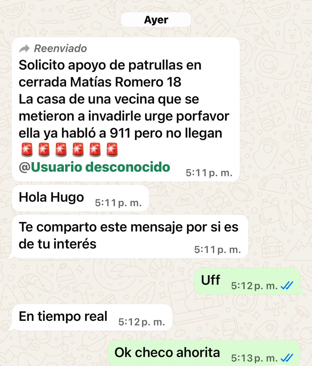 HugoTorresCDMX's tweet photo. Con respecto al DESPOJO de Cda Matías Romero en la Colonia Del Valle #BenitoJuarez hay varios puntos a considerar: 

El día de ayer, fui informado de un probable despojo en la calle de Cda. Matías Romero 18 Colonia #DelValle #BenitoJuarez sin embargo, hace unos meses, fui llamado por otros vecinos, por otro despojo en la misma calle, justo en el inmueble de a lado.

En aquella ocasión señalé que el comportamiento del Jefe de Sector del Valle de @SSC_CDMX era atípico y que no quiso apoyar a la víctima, había grupos de choque y gente encapuchada de madrugada.

También se le sugirió a la víctima que tenía que iniciar su carpeta 📁 de investigación en la @FiscaliaCDMX #Fidampu pero por amenazas, el vecino se negó a hacerlo.

Aquí lo grave es que vecinos señalaron, que el origen de este despojo venía de una supuesta abogada vinculada a fraudes procesales y que el titular registral ( propietario) apareció sin vida en la alcaldía Tláhuac ( HOMICIDIO) por cierto, era una adulto mayor, que vivía solito en su propiedad, en la Colonia @VillaDeCortesBJ 

Desde hace meses con @AristeguiOnline denuncie la #MafiadelDespojo como origen del #CartelInmobiliario y el tiempo me ha la razón.

Existen intereses económicos, grupos de choque, servidores públicos involucrados, en todo esto y por ello tomaremos acciones en los próximos días. 

#Despojo
#CartelDespojo 
#BenitoJuarez
