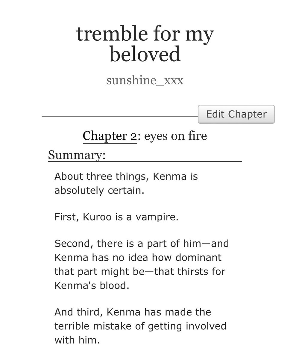 sunshineeee_xxx's tweet photo. #kuroken #krkn #bokuken #bkkn ✨ twilight / new moon au feat. vampire kuroo, human kenma, and werewolf bokuto 🌙🥀🐺
Chapter 2 is up!! Expect 3 in the next few days <3
https://t.co/zJP6BeNNAB https://t.co/kZzYwmoAPu