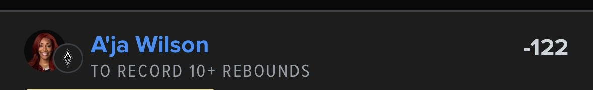BetBlitz225's tweet photo. WNBA PLAY 🏀 

A’Ja Wilson 10+ REBOUNDS 🔐 

In competitive games, she typically plays 33–36 minutes

Wilson spends most of her time near the basket, where defensive rebounds and offensive second-chance opportunities naturally come her way.

#GamblingX 🚀 https://t.co/HTolLai85y