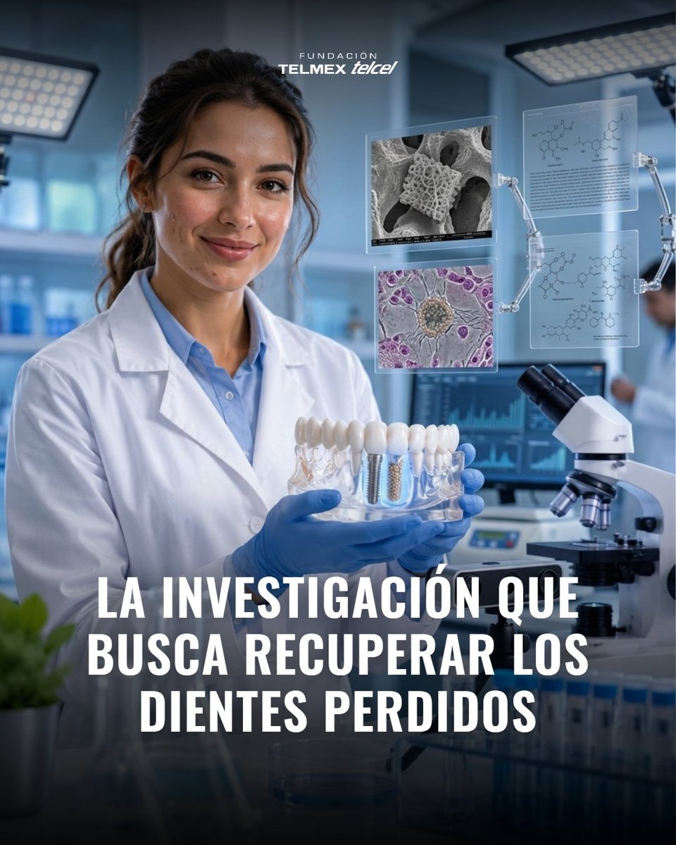fundaciontelmex's tweet photo. 🦷 La ciencia podría cambiar nuestra sonrisa

Investigadores estudian cómo hacer que los dientes perdidos vuelvan a crecer de forma natural. Aún es experimental, pero podría ampliar las opciones de atención.

👉 Conoce este avance

#Salud #SaludBucal #Ciencia https://t.co/2LDFUlPDfv