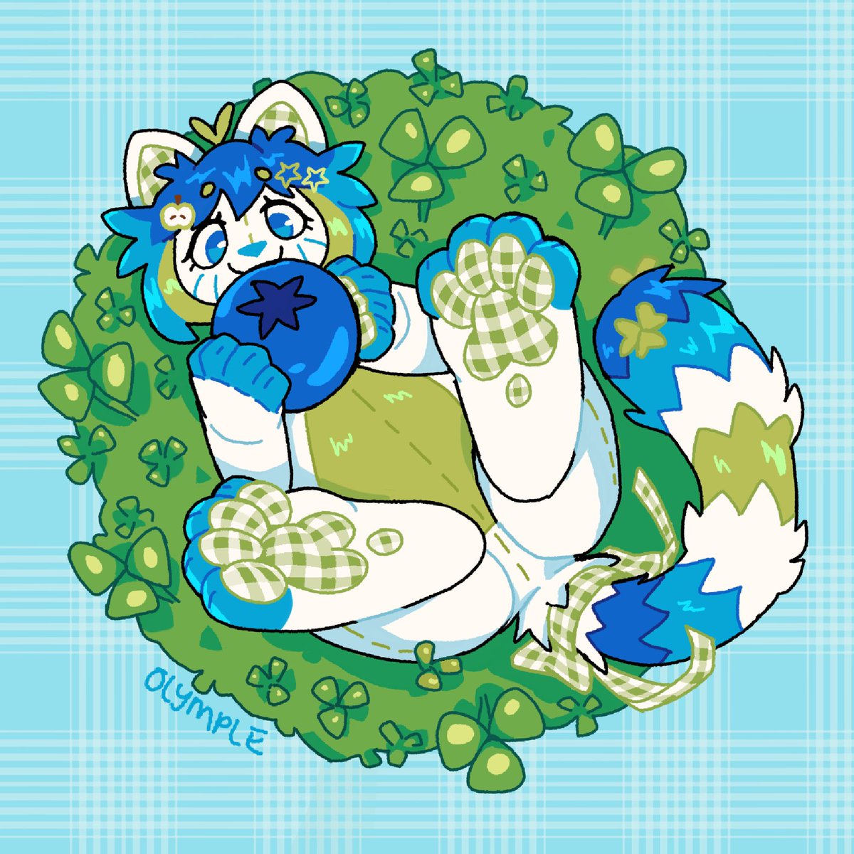 olympleart's tweet photo. plaid pawbs!!

#furryart #artfight2026ㅤ https://t.co/uJNUmVBNaU