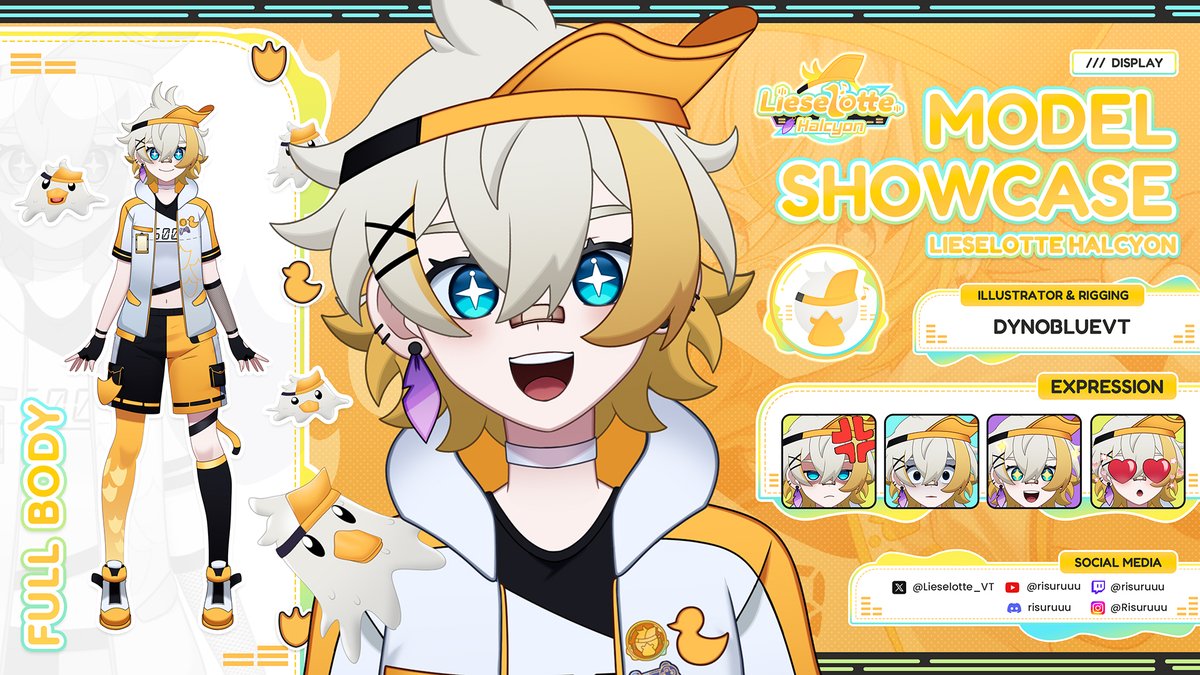 ✨Lieselotte Halcyon 🪿🧀 Silly Goose Vtuber tweet media