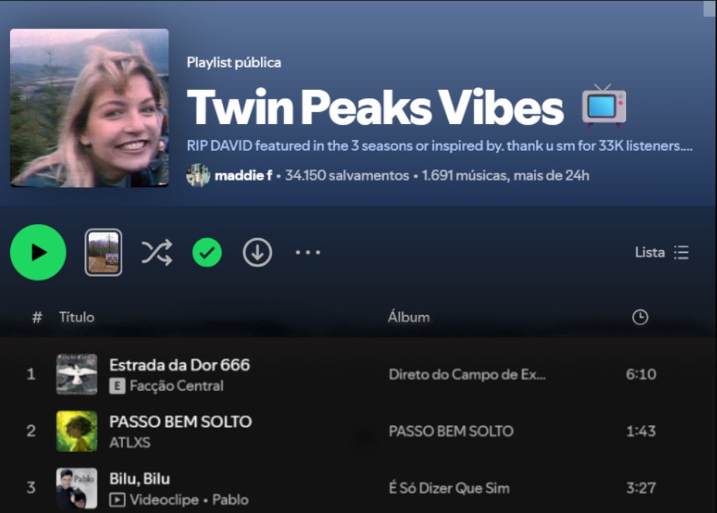 jalymrabey's tweet photo. twin peaks ficou bom do nada kk https://t.co/LqzXOnxyJo