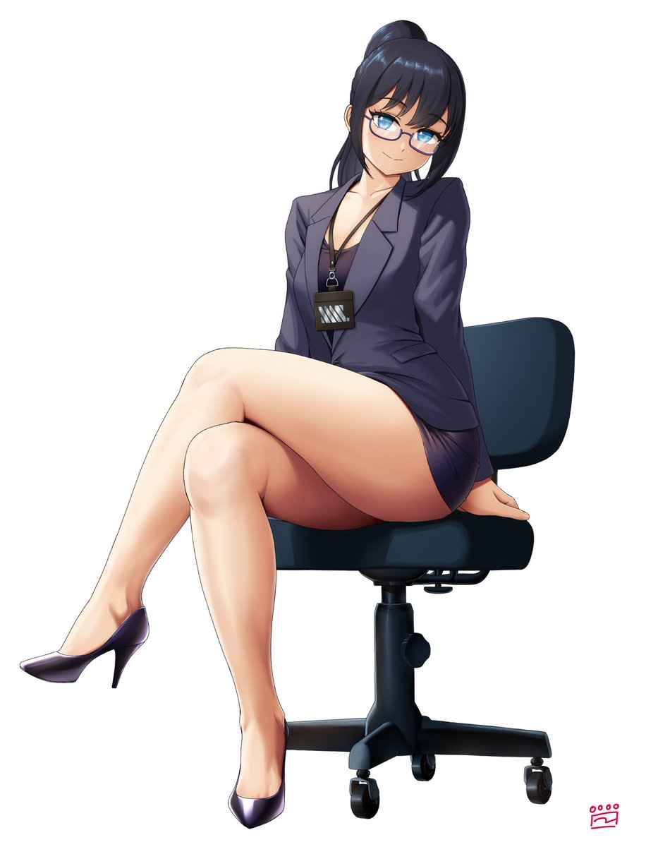 finalcake's tweet photo. OL Rikka https://t.co/LXQrtEOjos