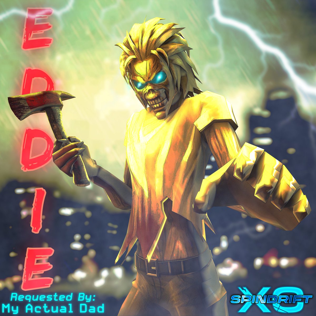 SpindriftXC's tweet photo. 3D Recreation of Iron Maiden's "Killers" Eddie For My Dad.
Made w/ Blender 5.1
#blender3d #ironmaiden https://t.co/9et2bWeE6Q