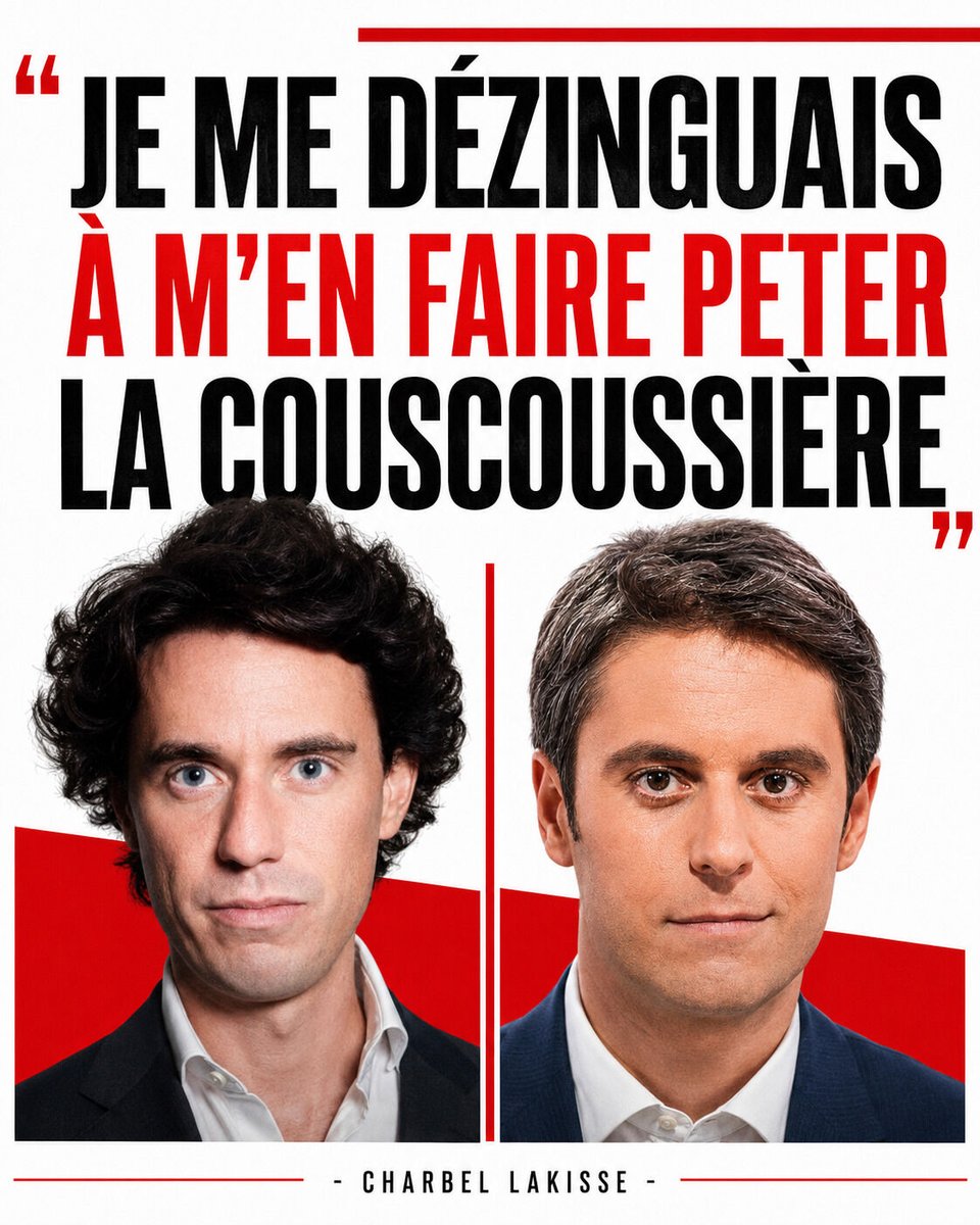 charbofficiel's tweet photo. 💥 L’ANCIEN CONSEILLER D’ATTAL BALANCE TOUT !

Louis Jublin reconnaît avoir consommé régulièrement de la cocaïne lorsqu’il travaillait aux côtés de Gabriel Attal, jusqu’à Matignon. Il dit aujourd’hui « prendre les devants » avant la sortie d’une vidéo.
Charmante ambiance au sommet de l’État… 

#GabrielAttal #Cocaine #Politique