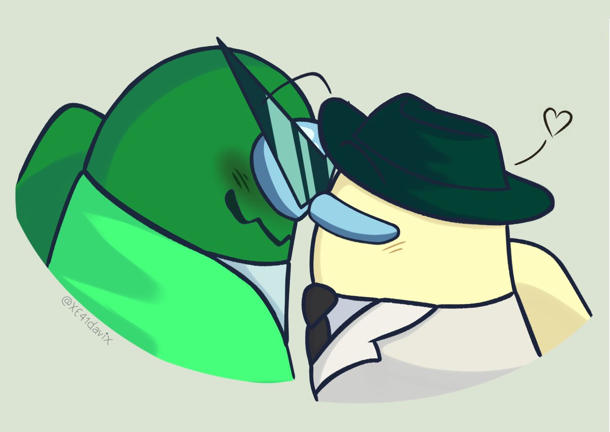 XE41daviX's tweet photo. Detective x Viper

Surprise kiss (⁠ ⁠˘⁠ ⁠³⁠˘⁠)
#amongus #Detective #Viper https://t.co/wMXx6QJPDy