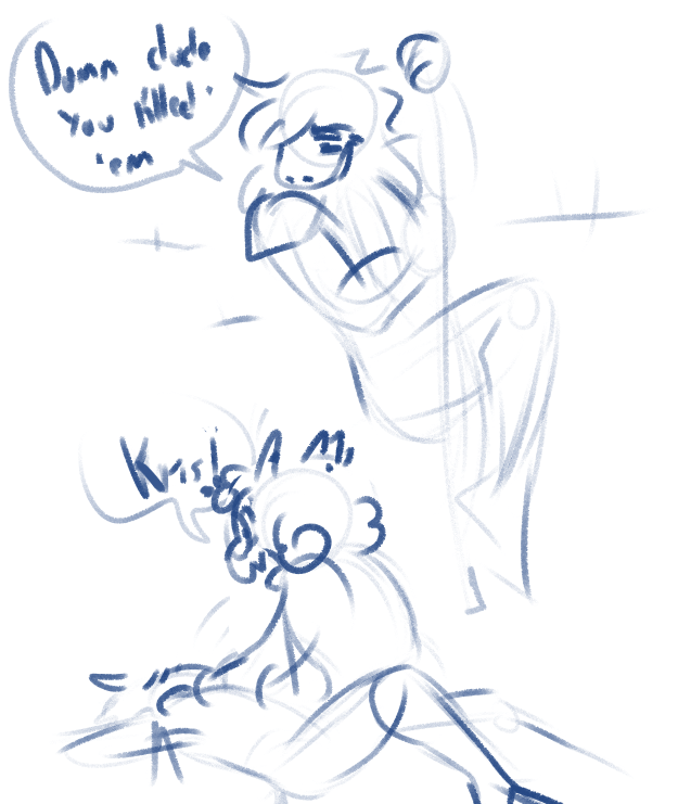 strawdool's tweet photo. posting an 3year old sketch i did before chap 3 
#DELTARUNE #kralsei https://t.co/FLLZAq6Ksa