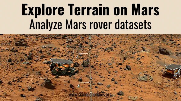 Image of Martian terrain surface rocks