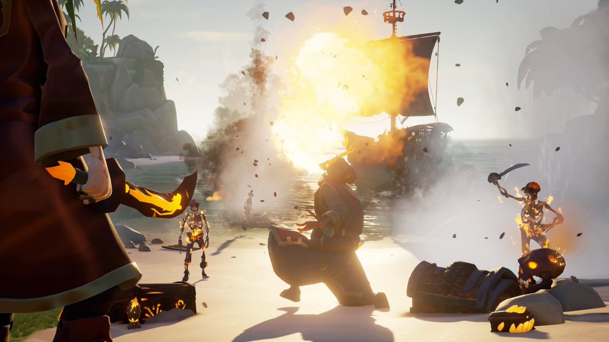 Origrn228's tweet photo. Theme: World Events  
#SotShot 
#SeaOfThieves
@SeaOfThieves https://t.co/mom6OoAcK6