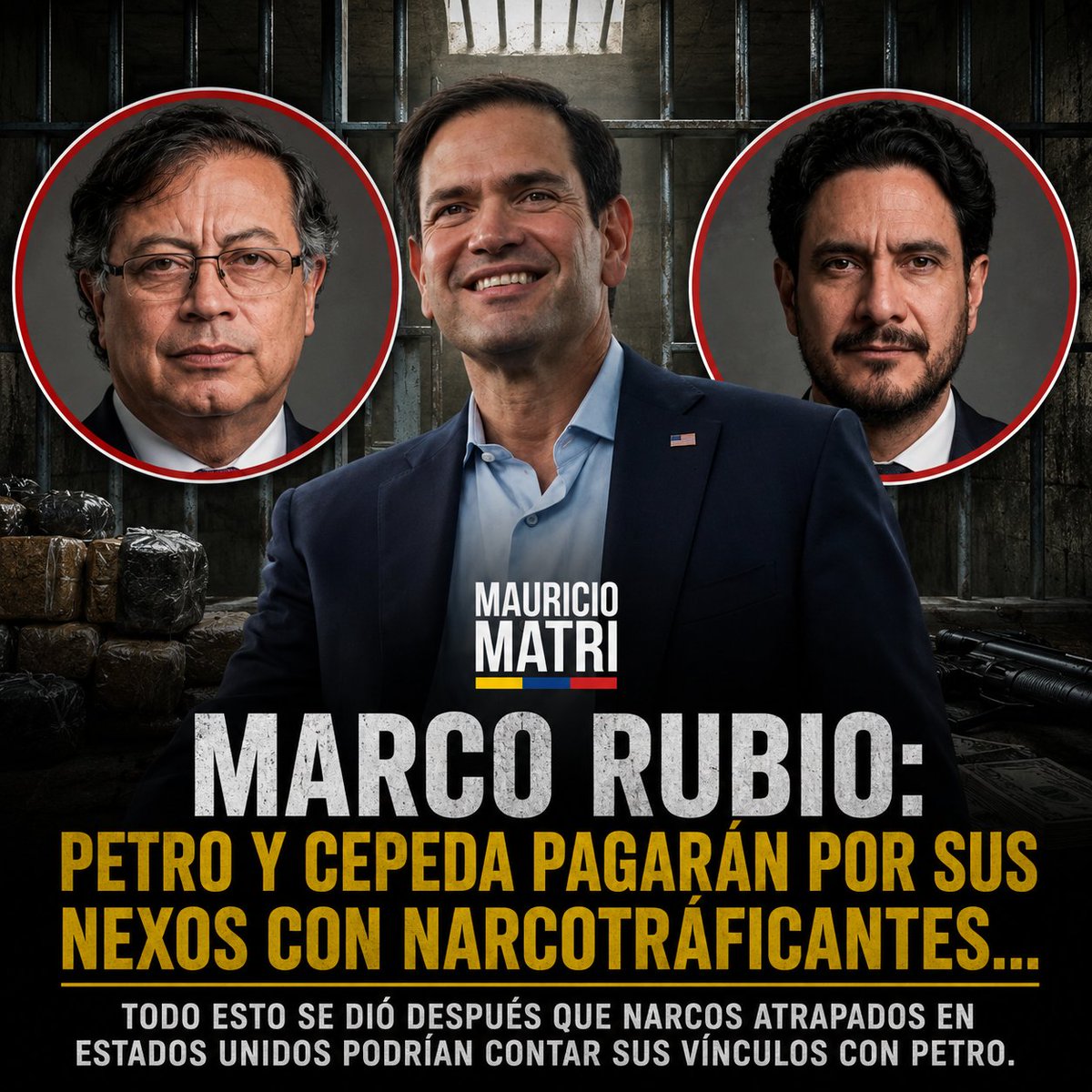 mauriciomatri's tweet photo. Marco Rubio envía ultimátum a Petro y Cepeda. https://t.co/NMRKS2HK5N