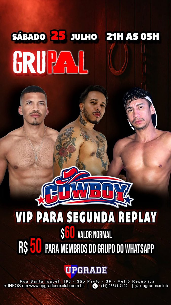 upgradesxclub's tweet photo. A programação  do nosso  fim de semana esta deliciosooooo

@XXXJ0EY @pietrocrvlho @Henrinascii @imjohnnyalves @Mr_Felixxx @Paudekavalo @Gustavao_22 @boyvicttor @judocapeludo19 @LuckasJackson1 

https://t.co/d9DiD3wx5U https://t.co/f1Xyef7FdF