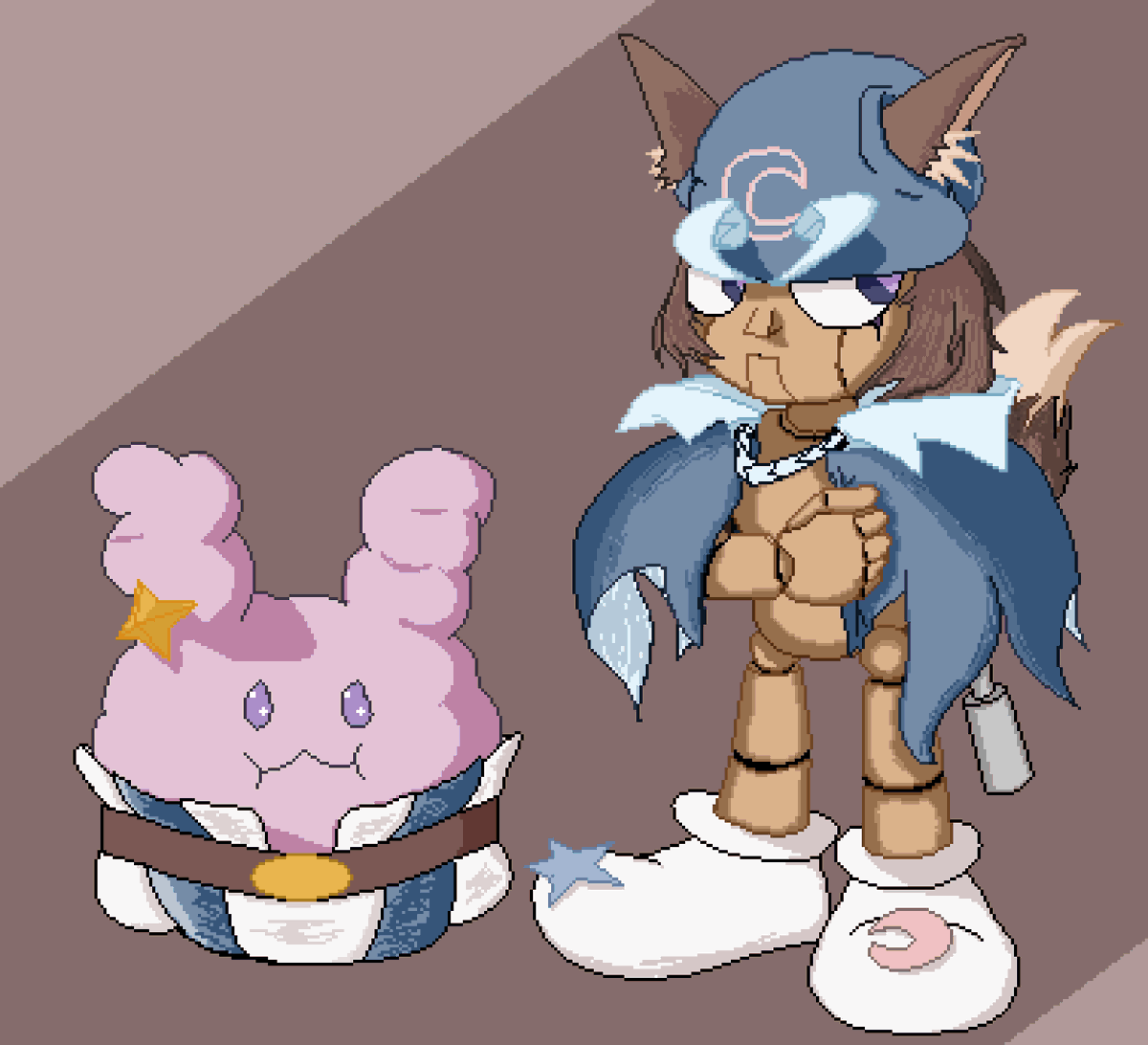terrmerur's tweet photo. Dustbert and Reno from Super Mario RPG!

#RENAsanceArt https://t.co/OKglhgM4hs