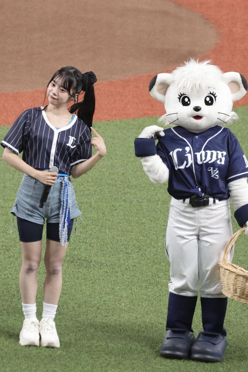 kntkner's tweet photo. 20260722（Wed）
VARZAR×LIONS コラボレーションシリーズ@ベルーナドーム
増田彩乃×LINA🦁

#増田彩乃
#きゅーすと
#cutiestreet
#かわだめ in ベルーナドーム⚾️
#埼玉西武ライオンズ
#ライナ https://t.co/GgzyyKRHWJ