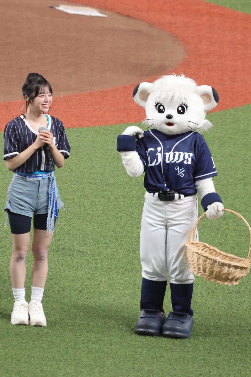 kntkner's tweet photo. 20260722（Wed）
VARZAR×LIONS コラボレーションシリーズ@ベルーナドーム
増田彩乃×LINA🦁

#増田彩乃
#きゅーすと
#cutiestreet
#かわだめ in ベルーナドーム⚾️
#埼玉西武ライオンズ
#ライナ https://t.co/GgzyyKRHWJ