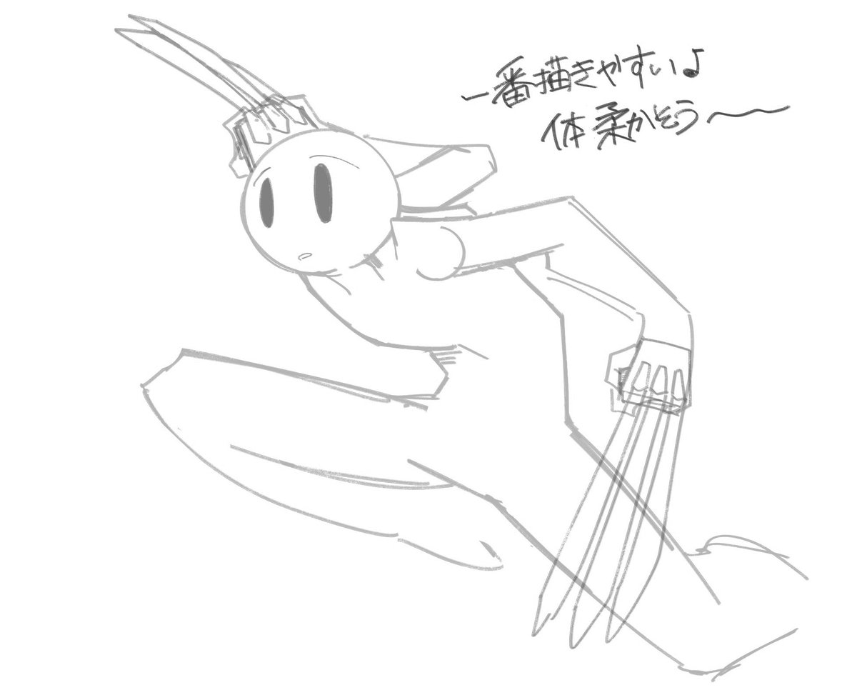ketu_DX's tweet photo. 落書き♫ https://t.co/r3sZAr67mk