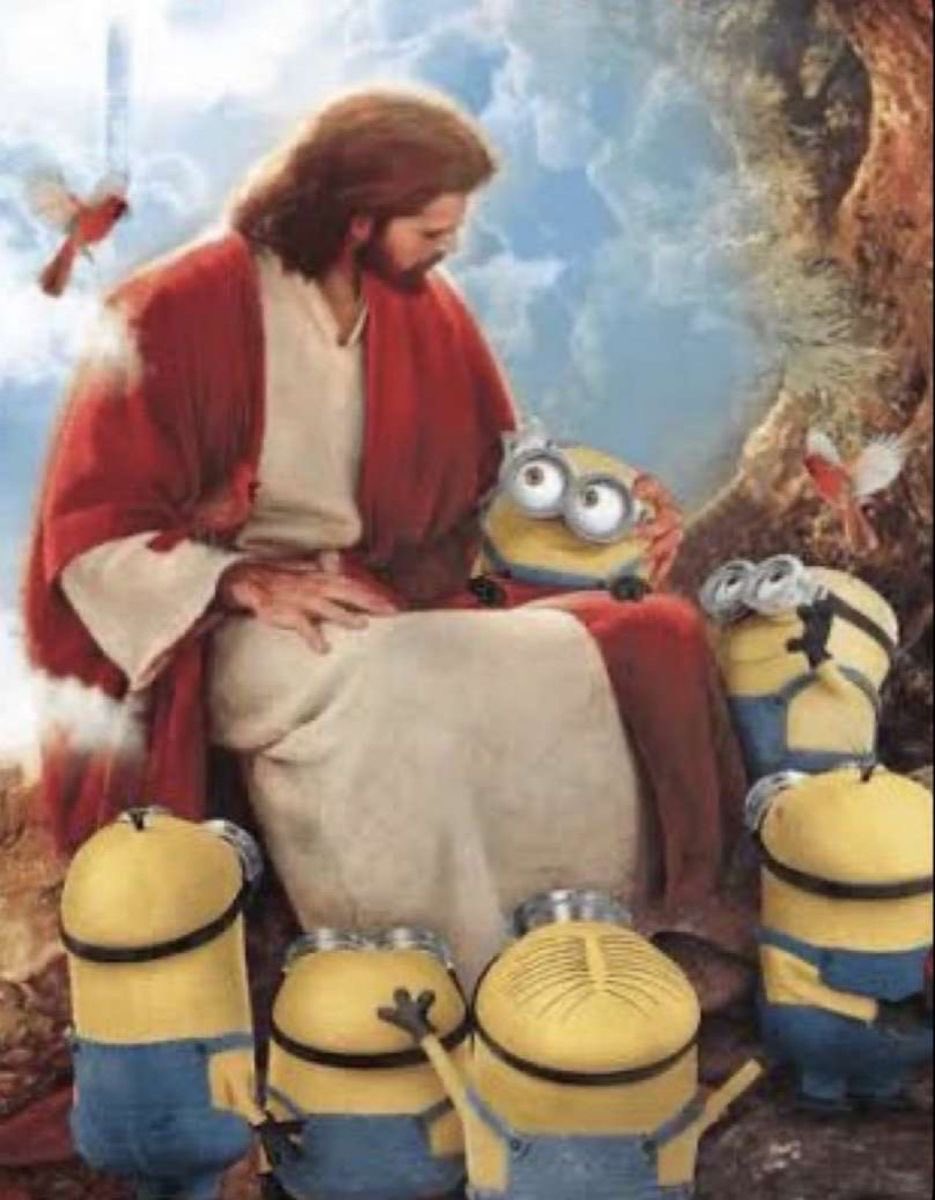 isazjtlde's tweet photo. AMO OS MINIONS DE JESUS https://t.co/P3HafLMPc1